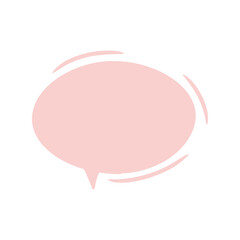 Vector illustration of speech bubble icons for communication and chat