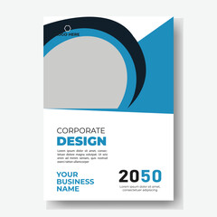 Poster flyer pamphlet brochure cover design layout space for photo background, vector illustration template in A4 size	
