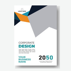 Poster flyer pamphlet brochure cover design layout space for photo background, vector illustration template in A4 size	
