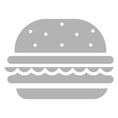 Burger icon shadow