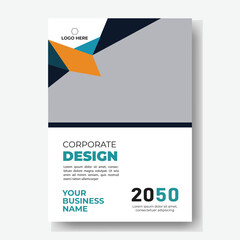 Poster flyer pamphlet brochure cover design layout space for photo background, vector illustration template in A4 size	
