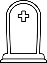 Obraz premium cemetery icon