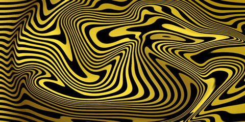Abstract linear distorted pattern. Retro hippie colorful background Retro, wavy psychedelic pattern wavy psychedelic texture, optical illusion effect