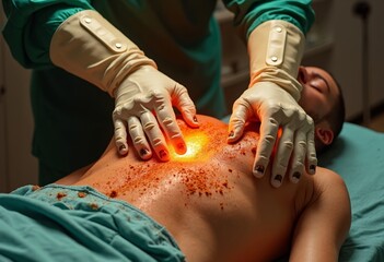 Close up of Energy Healing Art