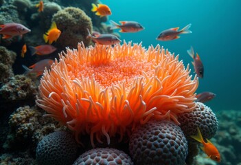 Close up of Marine Coral Art