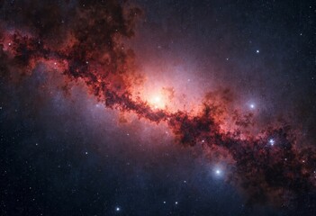 Close up of Galaxy Nebula Art