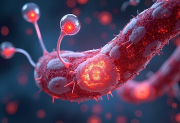 Red Cell Art Picture