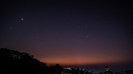 Fototapeta premium starry night sky