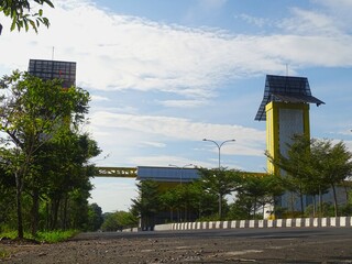 The entrance gate building to the office area of ​​the Governor of South Kalimantan Province...