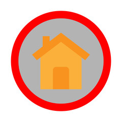 Home Vector Flat Icon Design