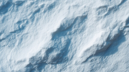 Snow texture, natural winter surface, cold white powder, soft shadow, outdoor, peaceful, close up