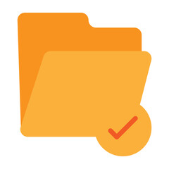 Folder Vector Flat Icon Design
