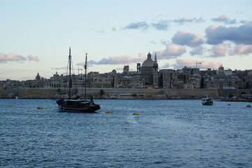 Fototapeta premium マルタ島バレッタの風景