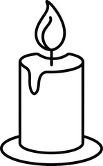 Serene Candlelight Illumination and Tranquility