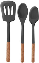 set of kitchen utensils