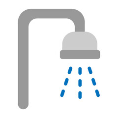 Fototapeta premium Shower Vector Flat Icon Design