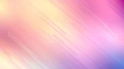 Obraz premium Abstract colorful background with bright, soft gradients and dynamic lines creating a vibrant, blurred motion pattern in pink, yellow, blue, and purple