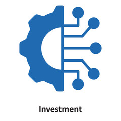 Investment Vector Icon which can easily modify or edit