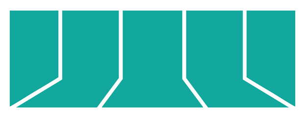 Image of a flexible photo collage gallery layout featuring multiple frames on a light background, illustrating creative photo organization.