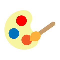 Painting Vector Flat Icon Design