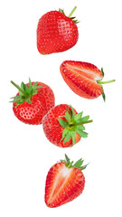 strawberry isolated on transparent background
