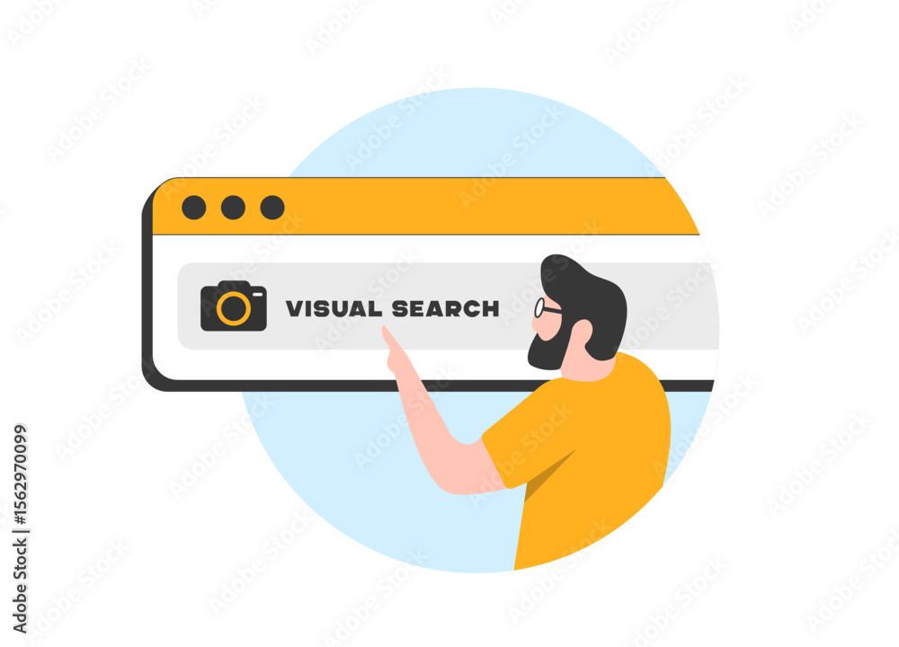 Poster visual search enables consumers to find products online using ai-powered image recognition. visual s