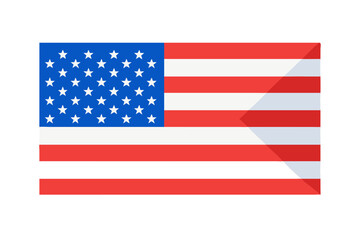 Obraz premium Stylized american flag with a black stripe representing law enforcement support