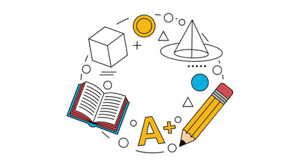 Unlocking Knowledge A Vibrant Collage of Educational Tools for Learning and Growth Skills