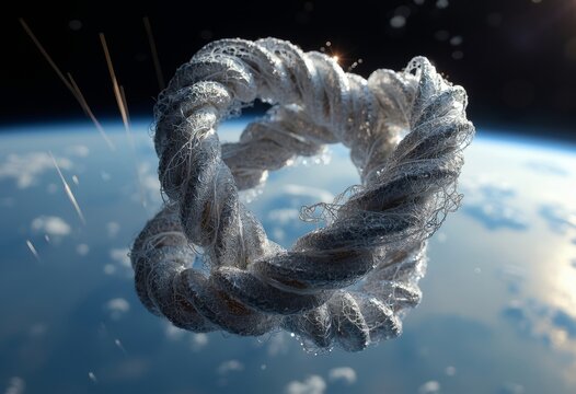 Cosmic Rope Loop Art Scene