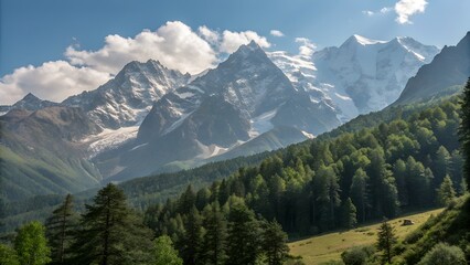Fototapeta premium view from the top of the mountain