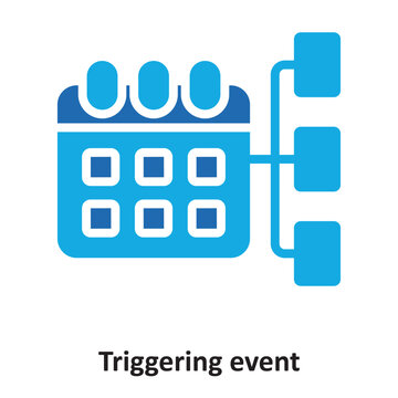 Triggering event Vector Icon which can easily modify or edit