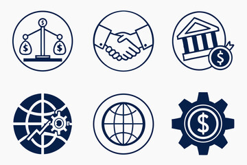 set of icons for web design