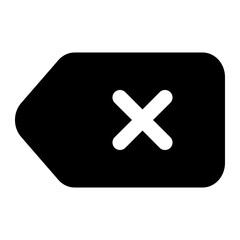 Fototapeta premium erase icon for illustration