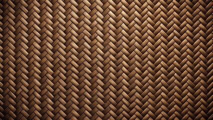 A Detailed High-Resolution Image of Interwoven Brown Synthetic Material Exhibiting a Complex Textured Pattern Suitable for Backgrounds and Design Projects