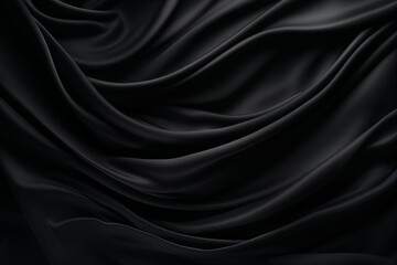Obraz premium dark black cloth background