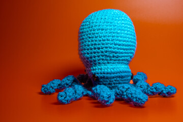 Crochet  stuffed animal squid