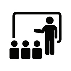 Vector image teacher icon. Classroom icon vector illustrations