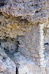 Ancient Native American (Indian) structures at Montezuma Well, Rimrock, Arizona.