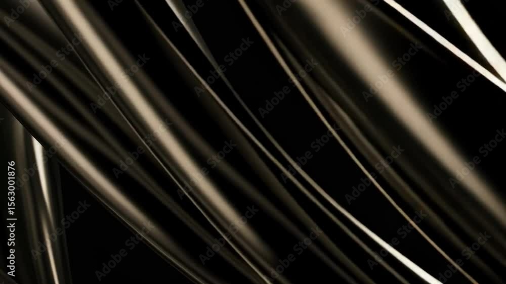 Poster abstract black metallic curves create a modern and shiny background