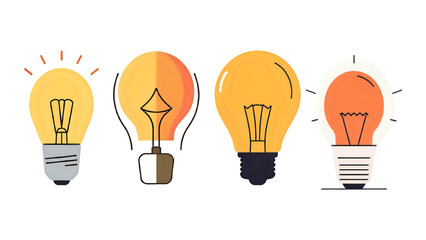 light bulb vector