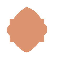 islamic window frame vector
