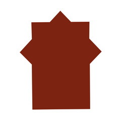 islamic window frame vector