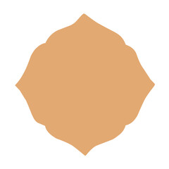 islamic window frame vector