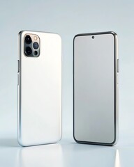 mobile phone isolated on white