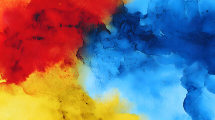 Vibrant abstract watercolor blend, flowing gradients and bold hues, evoking creative energy and artistic freedom