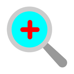 Obraz premium Zoom Out Vector Flat Icon Design