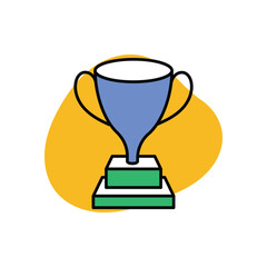 Trophy Icon vector stock illustration