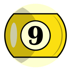 Billiard Ball Illustration