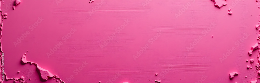 Poster wide banner empty space fuchsia background grungy textured distressed look rough