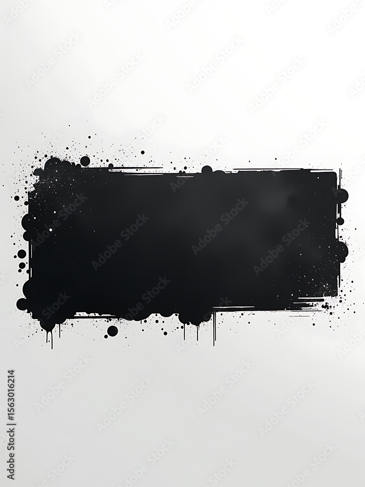 Aufkleber website header features black grunge banner abstract metal simple black white background ample space